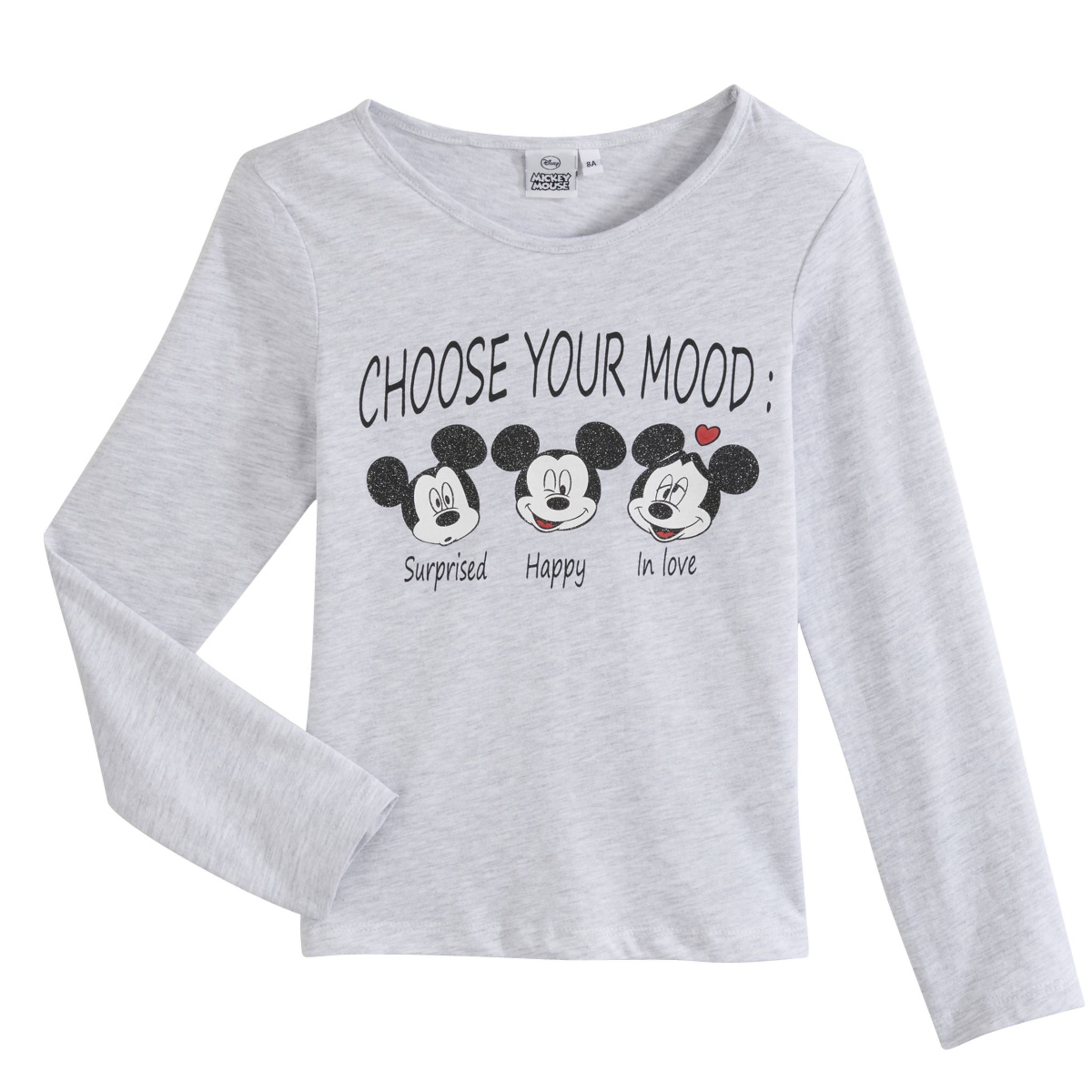Reine des neiges Tee-shirt manches longues fille pas cher
