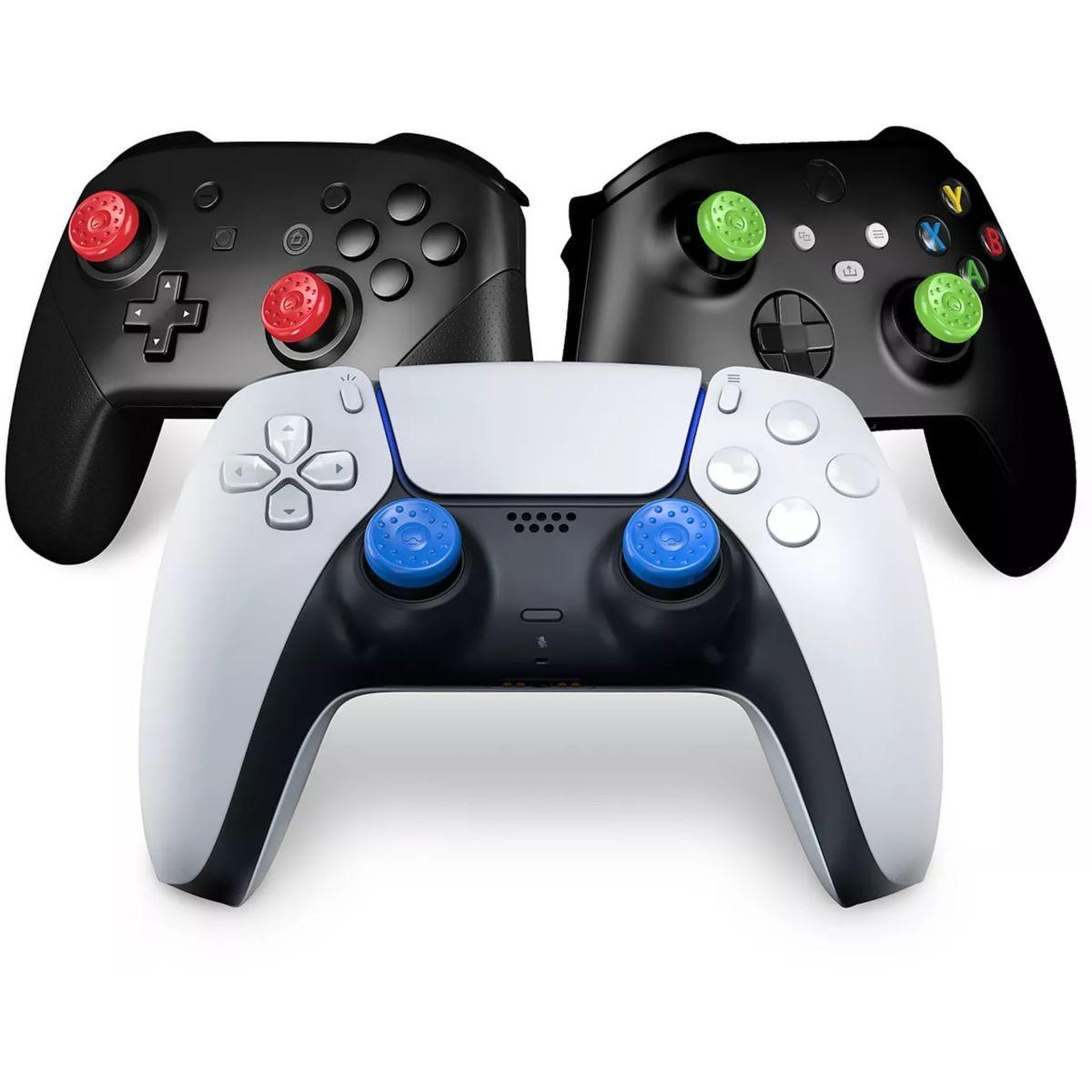 Voir la diapositive 3 : STEEL SERIES Accessoire manette No-Slip Thumbgrip 8-pack - UNI