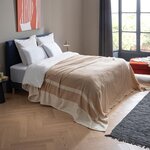 DODO Couverture Lima Chanvre. Coloris disponibles : Beige