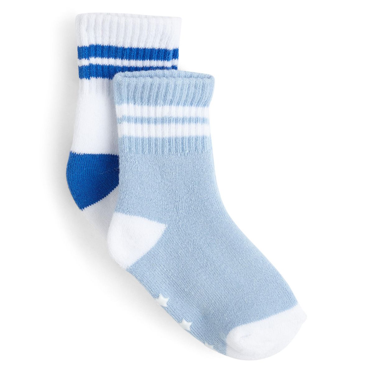 IN EXTENSO Lot de 2 paires de chaussettes de sport bébé garçon