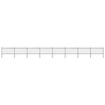 VIDAXL Cloture de jardin avec dessus en lance Acier 13,6 x 1 m Noir