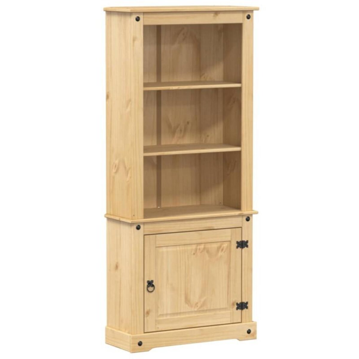 VIDAXL Buffet haut Corona 74x38x170 cm bois de pin massif
