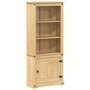 Voir la diapositive 2 : VIDAXL Buffet haut Corona 74x38x170 cm bois de pin massif