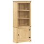 Voir la diapositive 2 : VIDAXL Buffet haut Corona 74x38x170 cm bois de pin massif