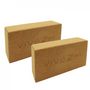 Voir la diapositive 1 : VIVEZEN Lot de 2 briques, blocs de yoga 22,5 x 12 x 7,4 cm - Liège
