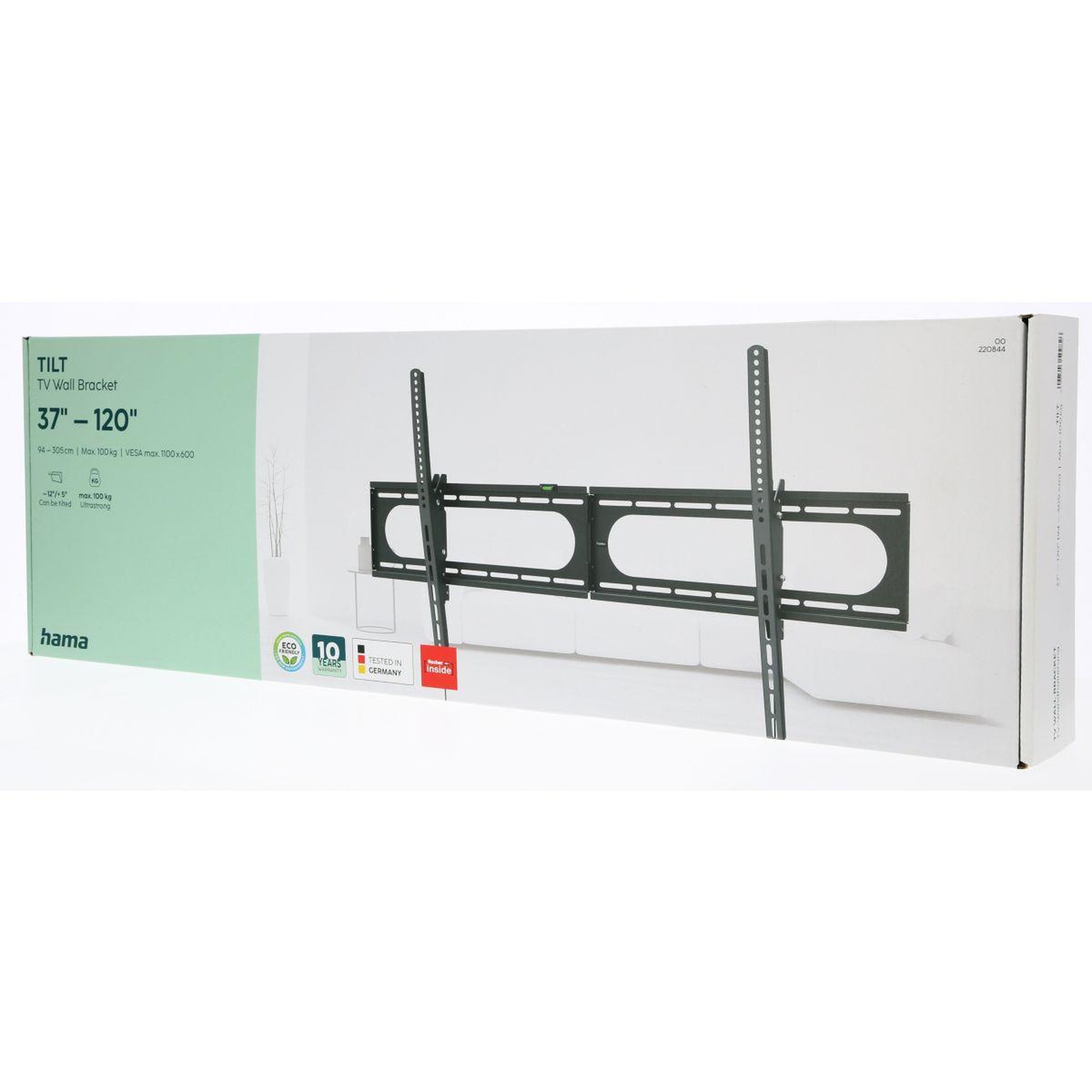 Voir la diapositive 4 : Hama Support mural tv tilt strong 120 pouces