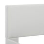 VIDAXL Cadre de lit Blanc Similicuir 90 x 200 cm
