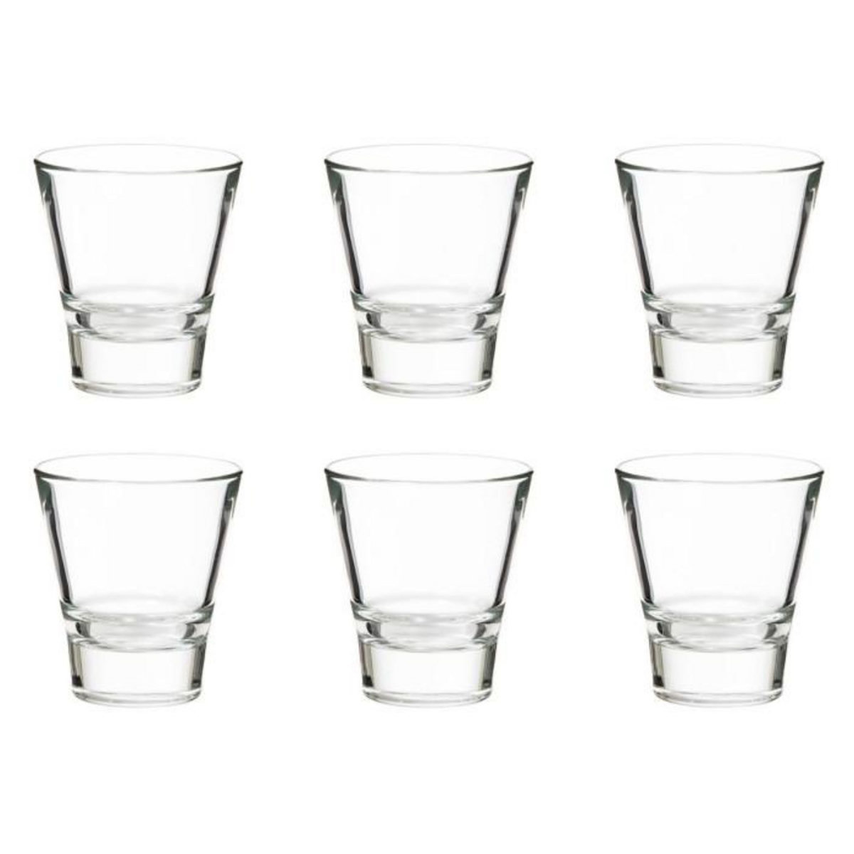 SECRET DE GOURMET Lot de 6 Verrines en Verre  Lenn  11cl Transparent