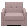 Voir la diapositive 1 : BEST MOBILIER Michelle - fauteuil convertible avec coffre en velours