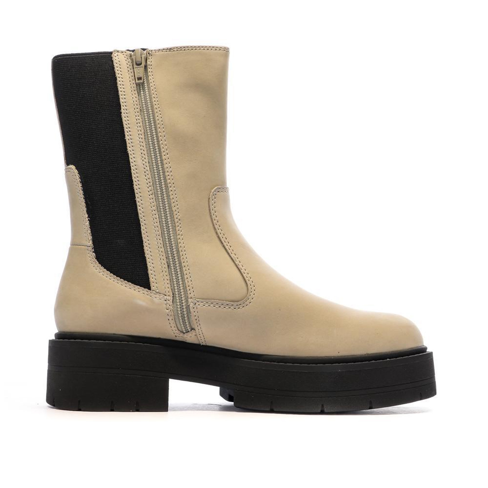 Voir la diapositive 3 : GEOX Bottines beige/noir femme geox spherica
