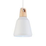 Paris Prix Lampe Suspension  Nao  24cm Blanc