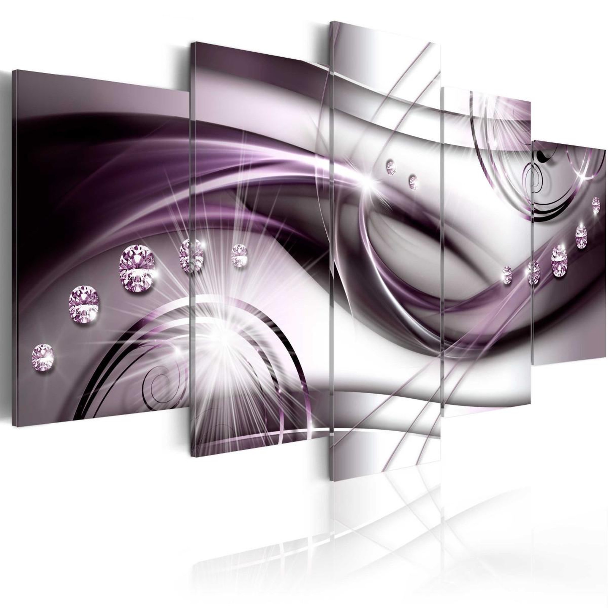 Paris Prix Tableau imprimé  violet glow. Coloris disponibles : Multicolore