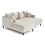 Voir la diapositive 4 : BEST MOBILIER Flamingo - canapé d'angle gauche 4 places convertible en velours