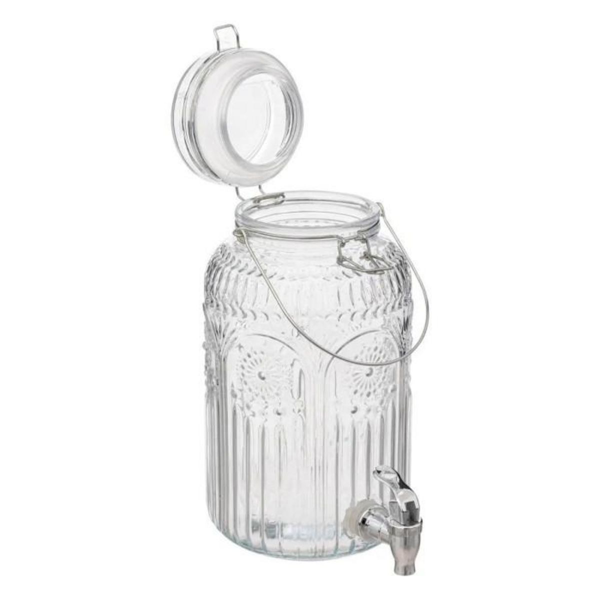 SECRET DE GOURMET Distributeur de Boisson  Mona  3,8L Transparent