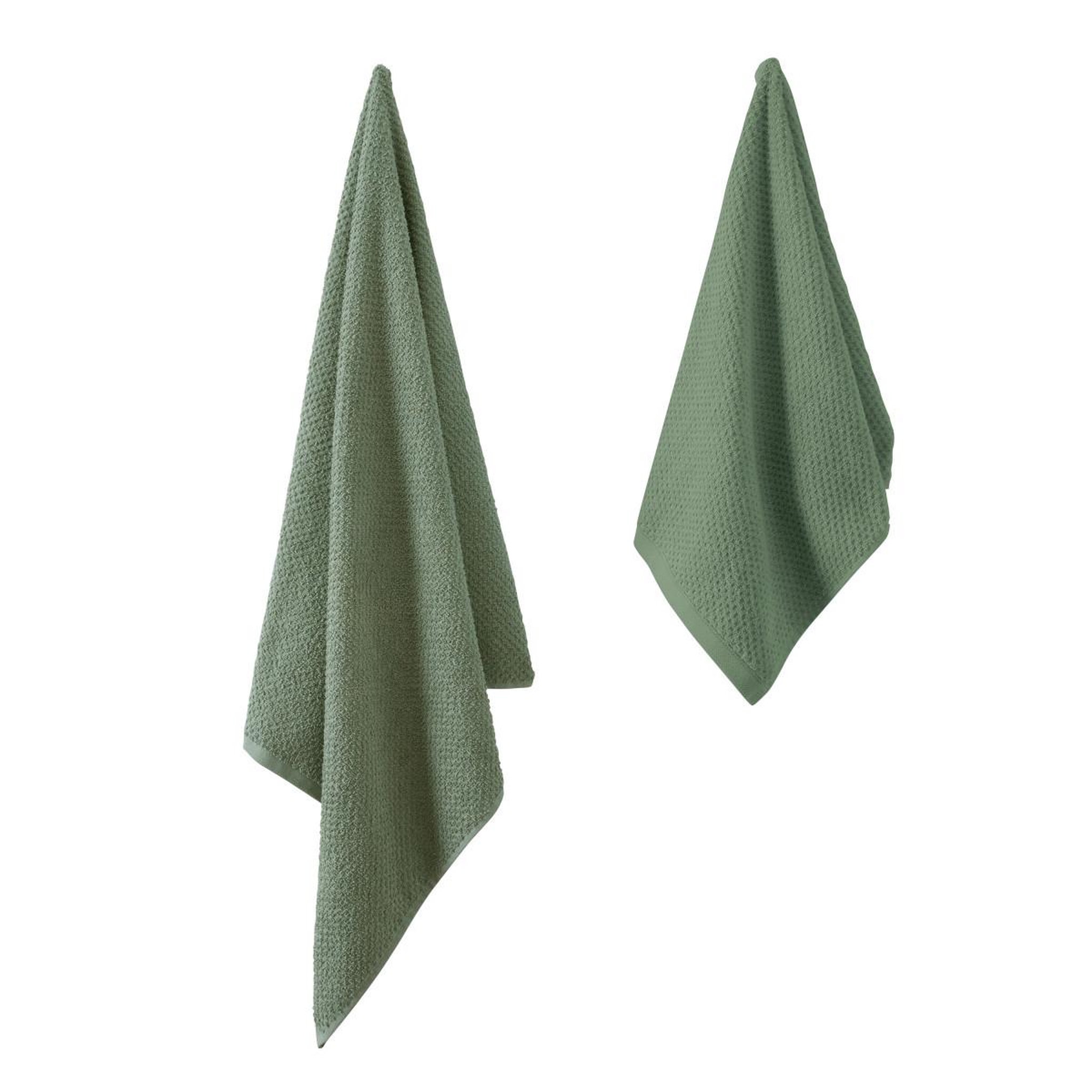 Voir la diapositive 2 : GUY LEVASSEUR Lot serviette de bain 70x140 et serviette de toilette 50x90