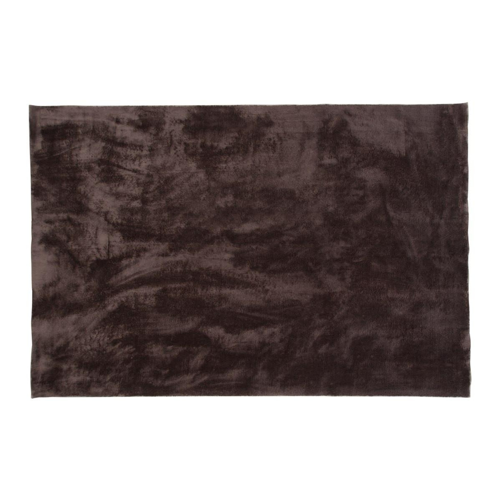 Paris Prix Tapis design uni  blanca  160x230cm nougat