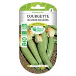 LES DOIGTS VERTS Graines courgette blanche de Gênes BIO Les Doigts Verts