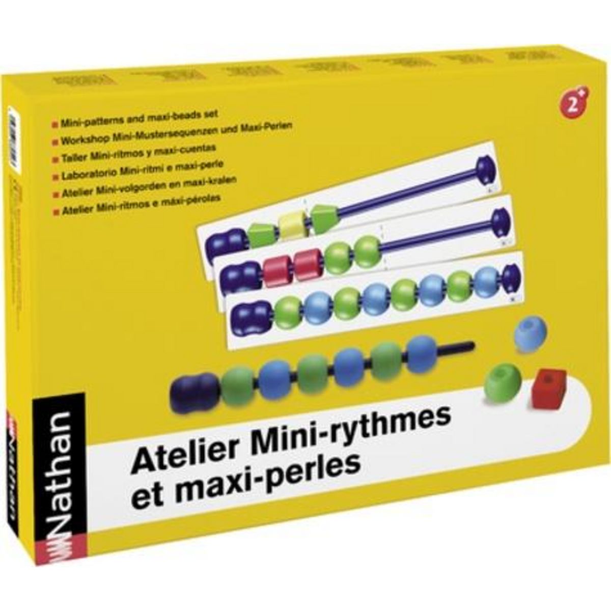 ATELIER MINI-RYTHMES ET MAXI-PERLES POUR 2 ENFANTS, Nathan