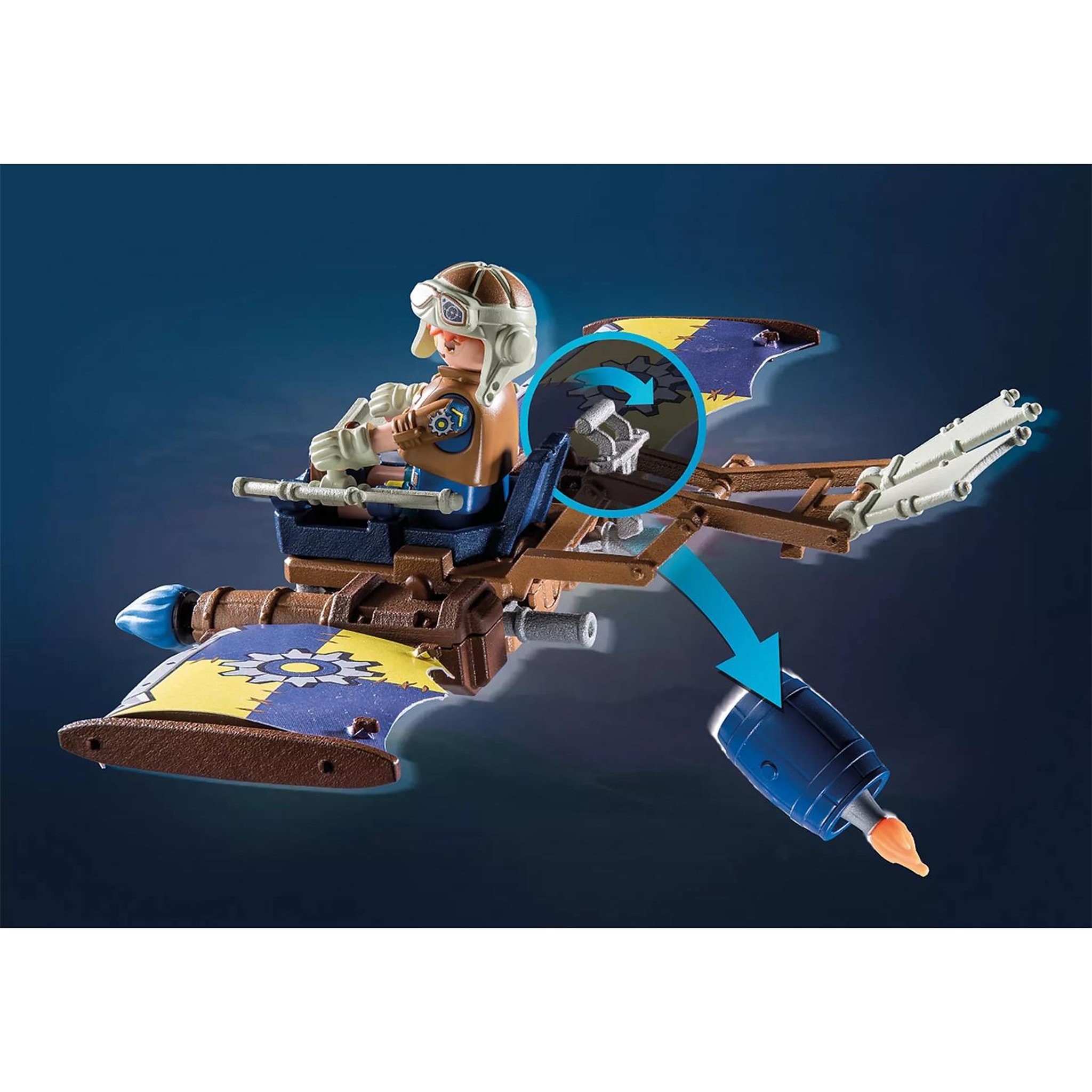 Voir la diapositive 3 : PLAYMOBIL Novelmore Planeur de Dario