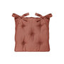 Voir la diapositive 1 : ATMOSPHERA Galette de Chaise  5 Boutons  40x40cm Terracotta