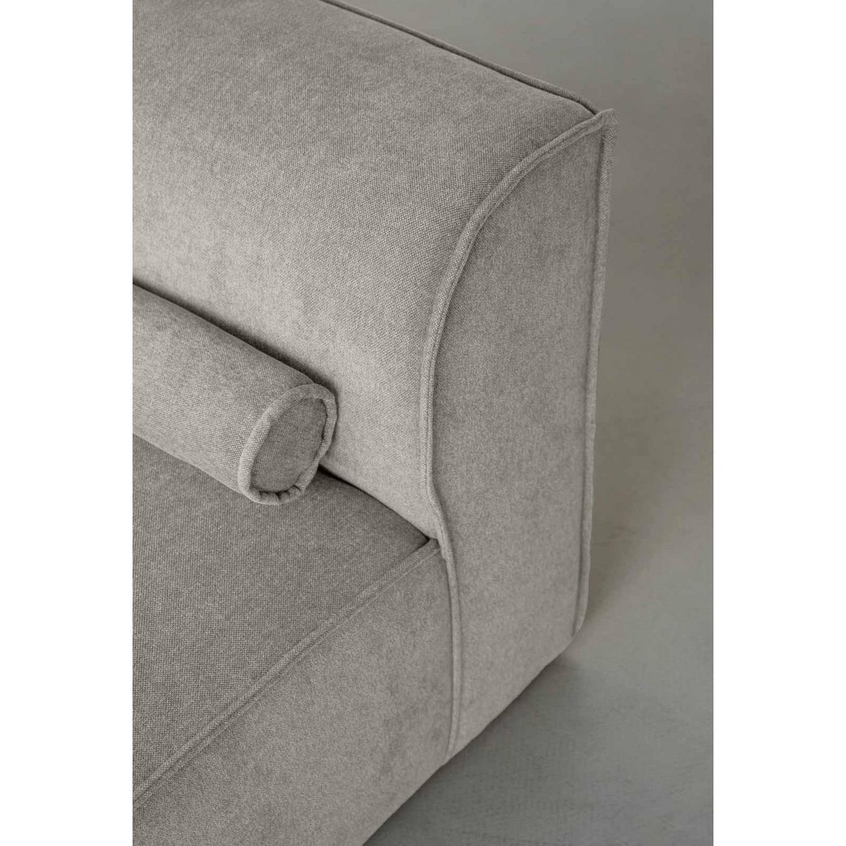 BEST MOBILIER Felix - canapé modulable 2 places en tissu texturé