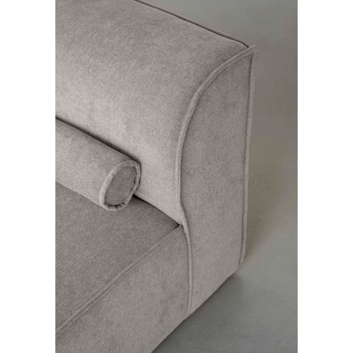 BEST MOBILIER Felix - canapé modulable 2 places en tissu texturé