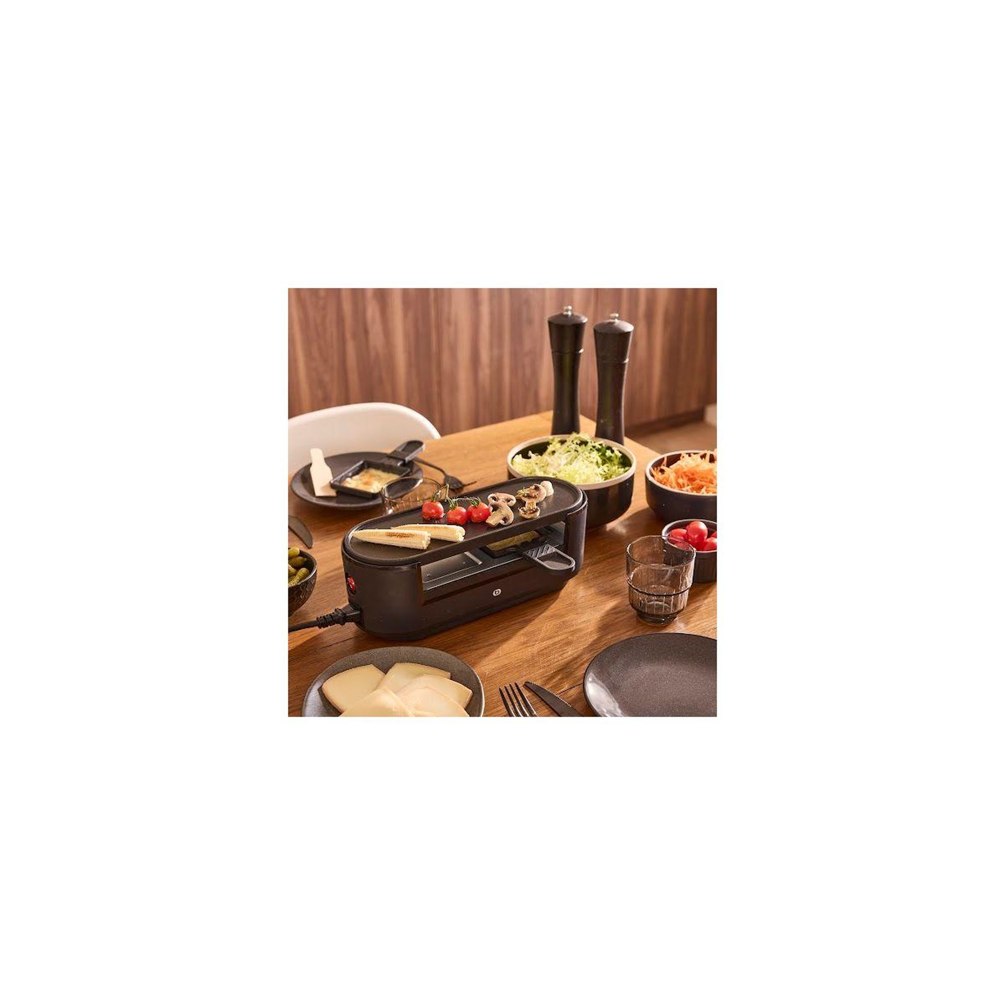 Voir la diapositive 3 : ESSENTIEL B Raclette ERMD4 Multiplug Noire