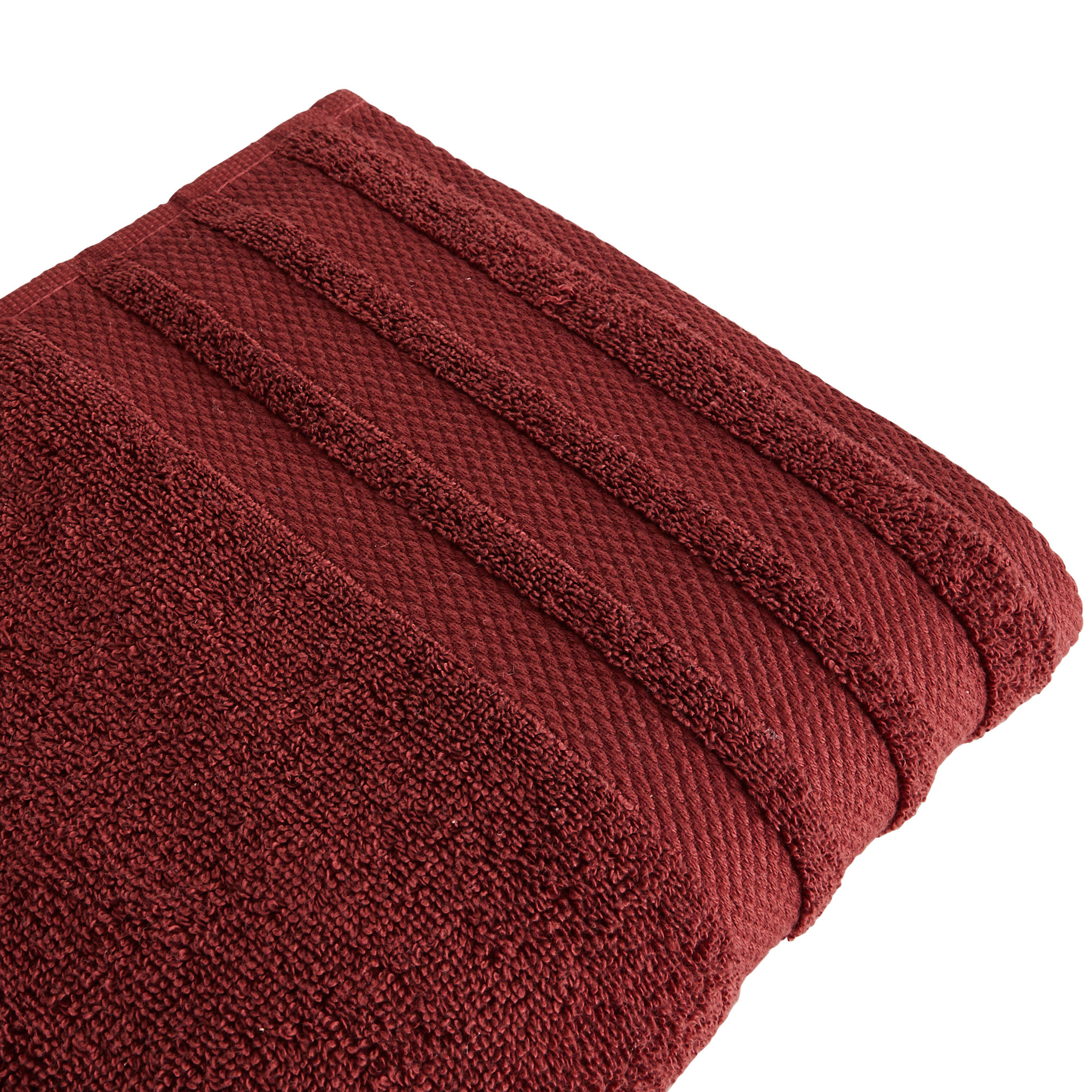 Voir la diapositive 3 : ACTUEL Serviette de toilette unie en coton 500 g/m²