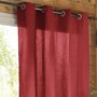 Voir la diapositive 2 : Home collection Rideau 100% coton uni