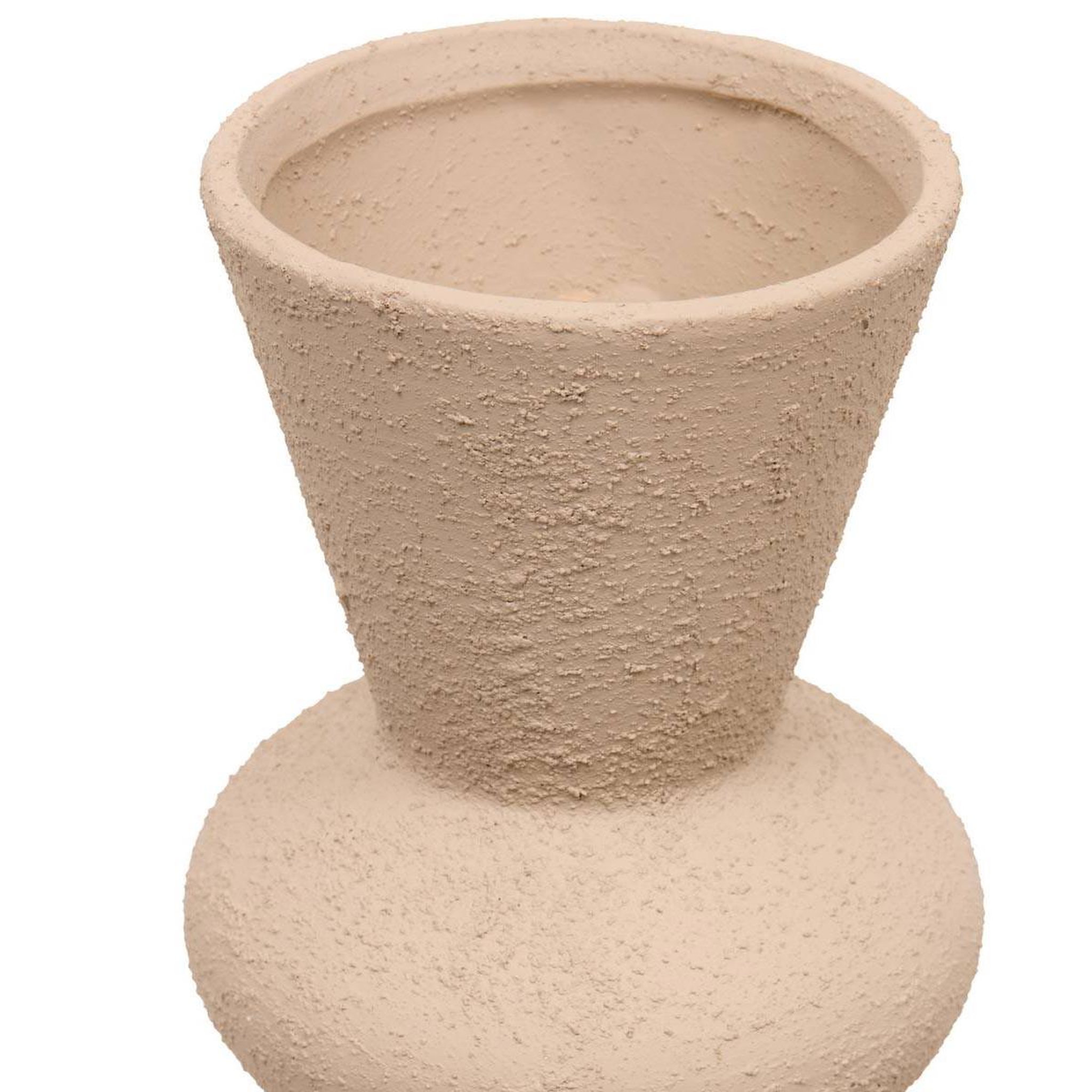 Voir la diapositive 2 : ATMOSPHERA Vase design en céramique  ezia  34cm marron