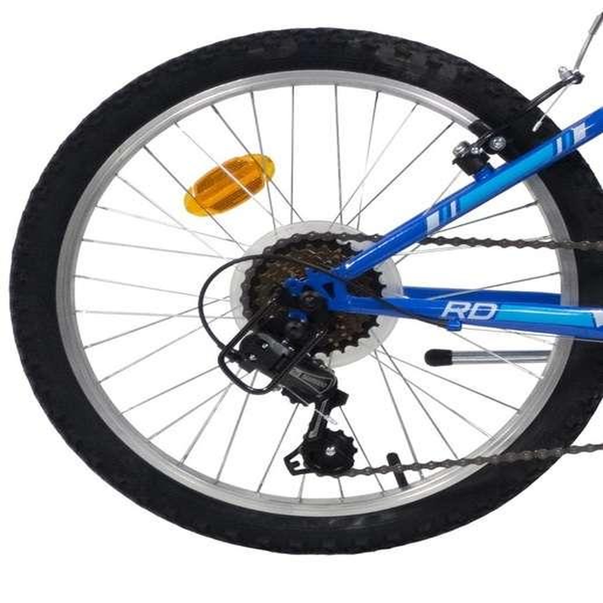 Voir la diapositive 2 : Vélo enfant (120/140 cm) - VTT 20''rigide  Gamma  - Fourche rigide - 6 vitesses - Dérailleur Shimano - Freins V-Brake