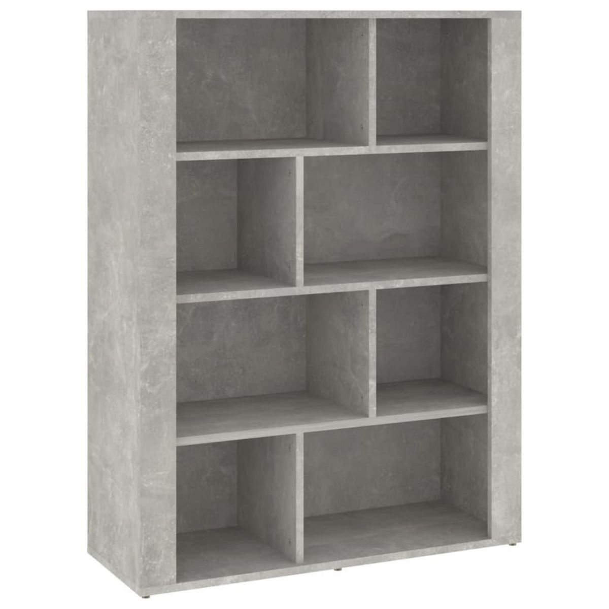 VIDAXL Buffet Gris beton 80x30x106 cm Bois d'ingenierie