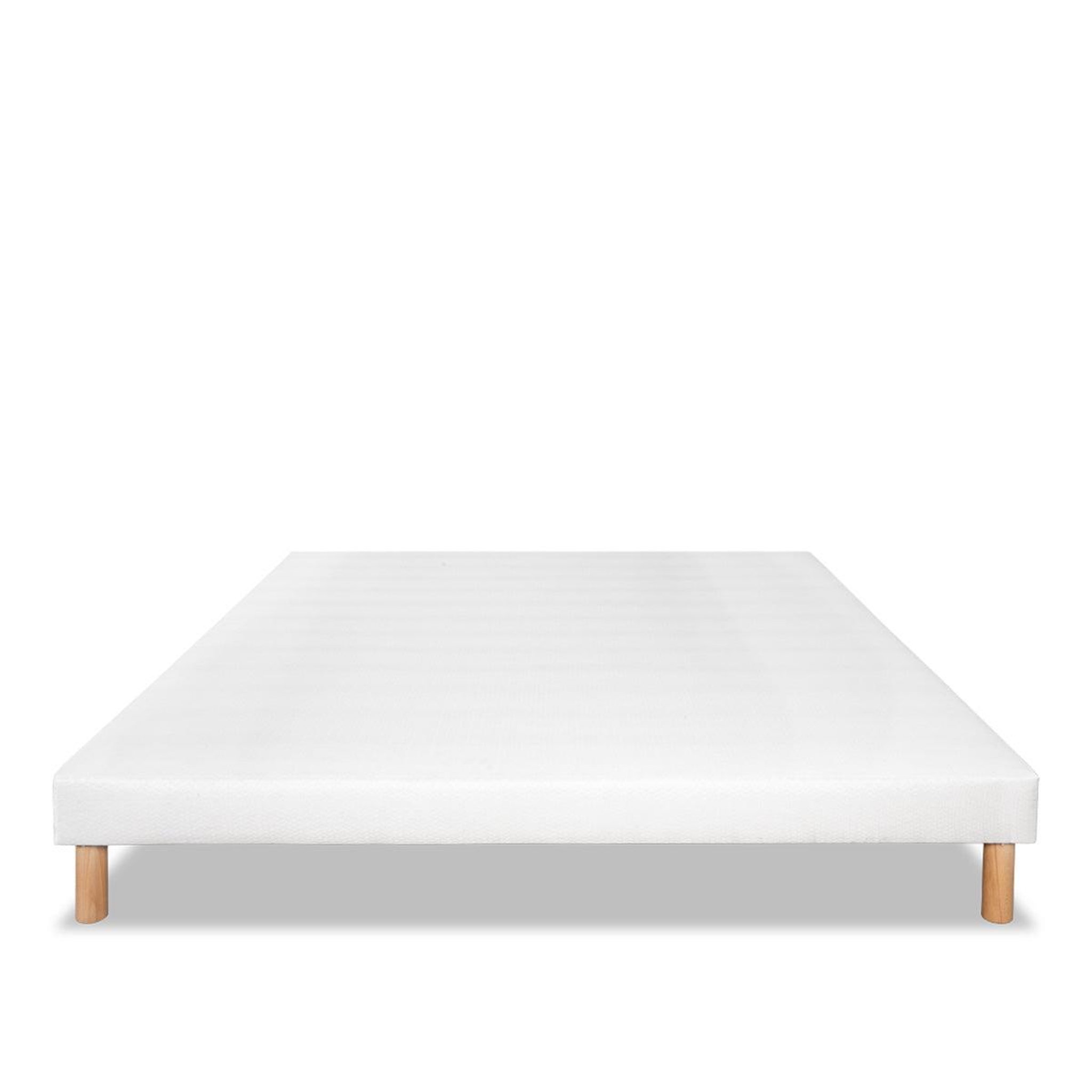 Voir la diapositive 2 : BELLECOUR Bellecour literie | sommier tapissier capucine | epaisseur 13 cm | blanc (pieds non inclus)