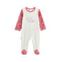 Voir la diapositive 1 : Petit Béguin Pyjama bébé en velours Happy Days