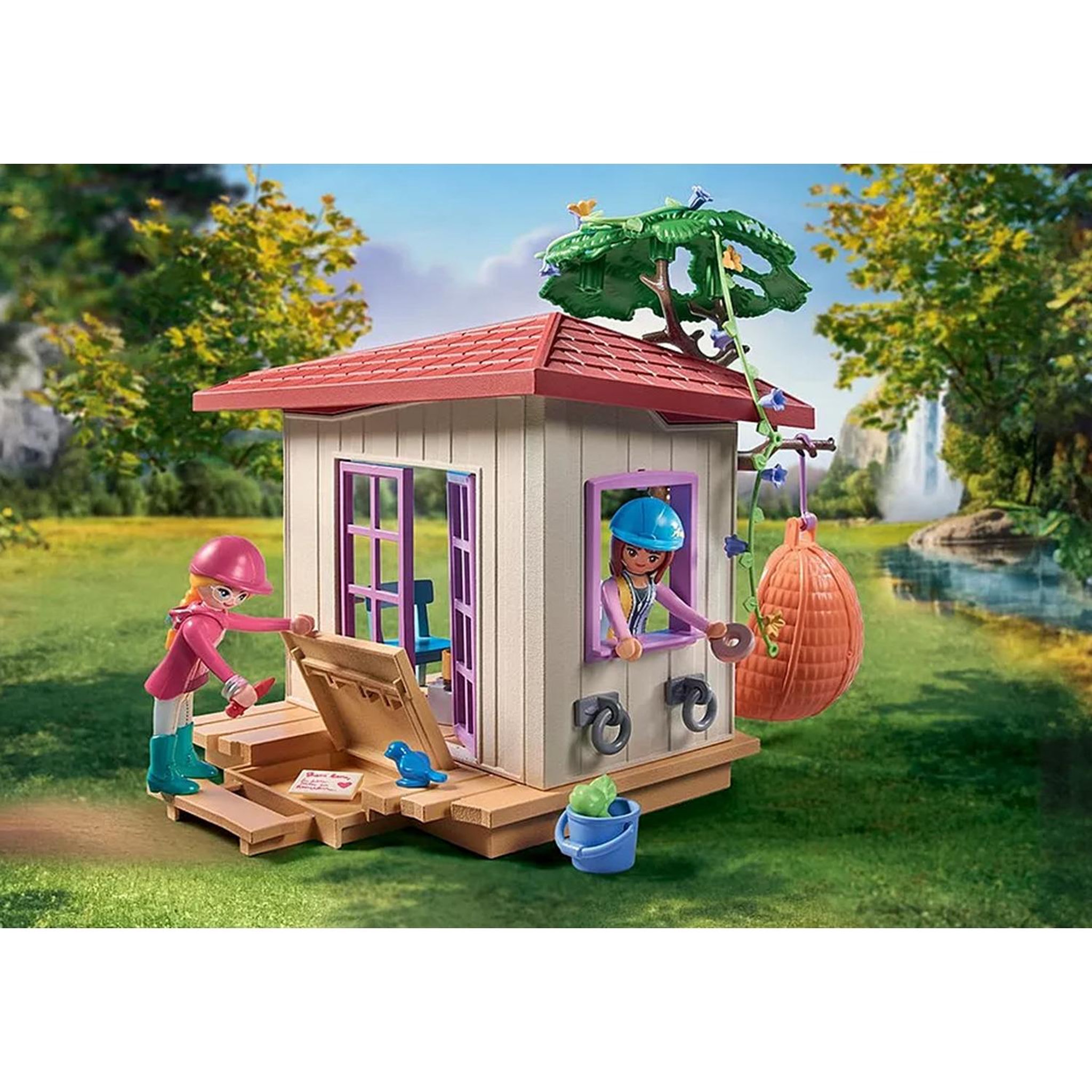 Voir la diapositive 3 : PLAYMOBIL Espace détente avec cavalières