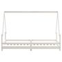 Voir la diapositive 5 : VIDAXL Cadre de lit pour enfants blanc 90x200 cm bois de pin massif