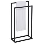 IDIMEX Porte-serviettes MAILO, en métal. Coloris disponibles : Blanc, Gris, Noir, Beige