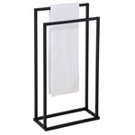 IDIMEX Porte-serviettes MAILO, en métal. Coloris disponibles : Gris, Noir, Blanc