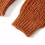 VIDAXL Pull-over tricote pour enfants cognac 140