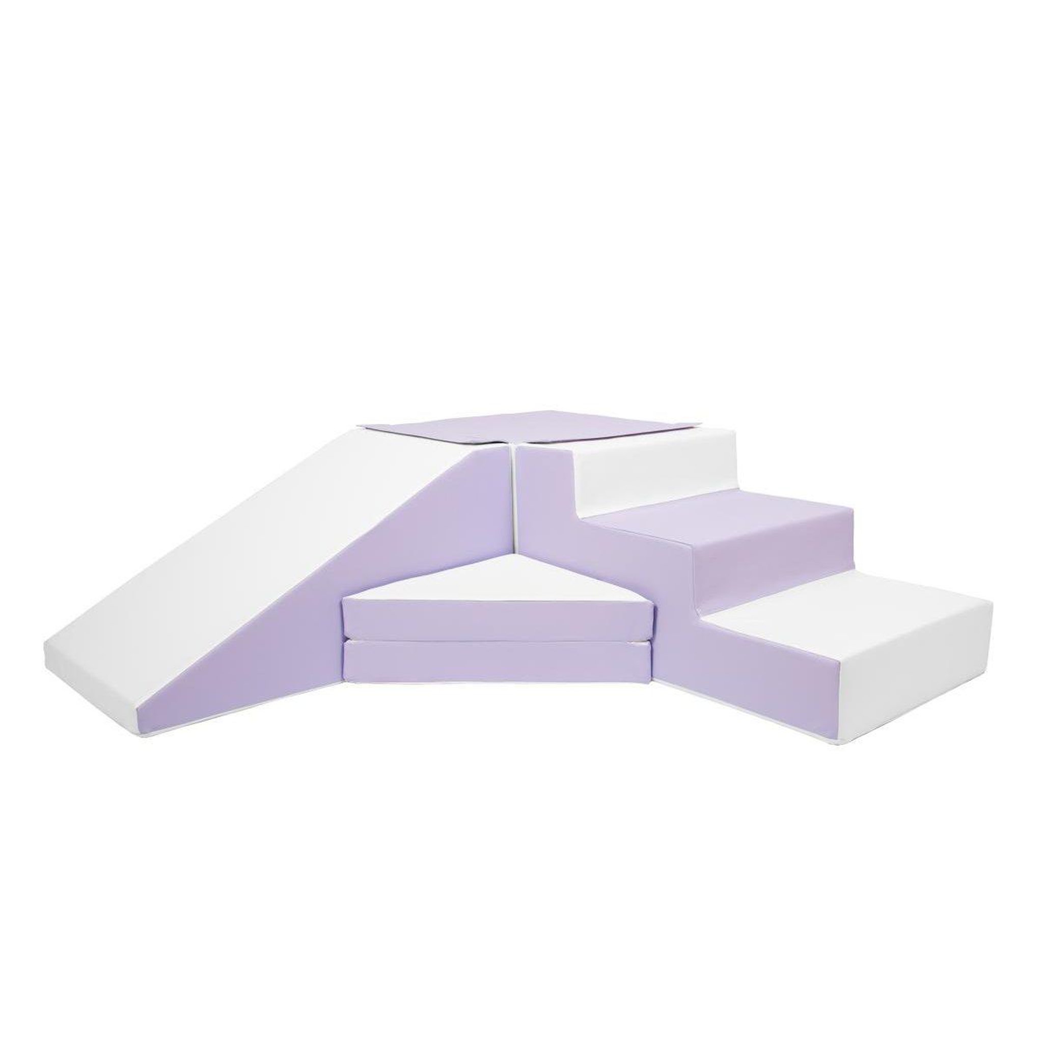 Voir la diapositive 3 : VELINDA Set de 4 blocs en mousse violet blanc