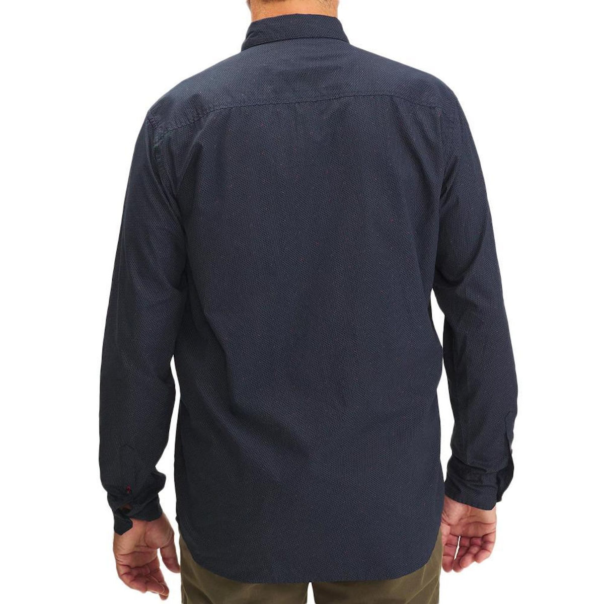 TBS Chemise Manches Longues Marine Homme TBS Yahirche