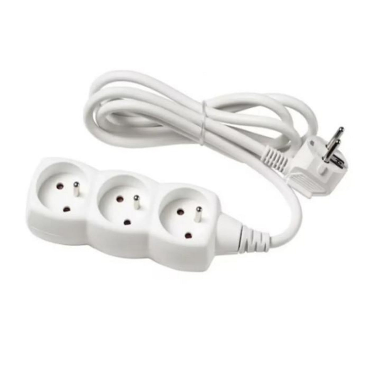 SMART SYSTEM Multiprise 3 Prises  Smart  1M Blanc
