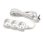 SMART SYSTEM Multiprise 3 Prises  Smart  1M Blanc