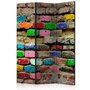 Paris Prix Paravent 3 Volets  Colourful Bricks  135x172cm
