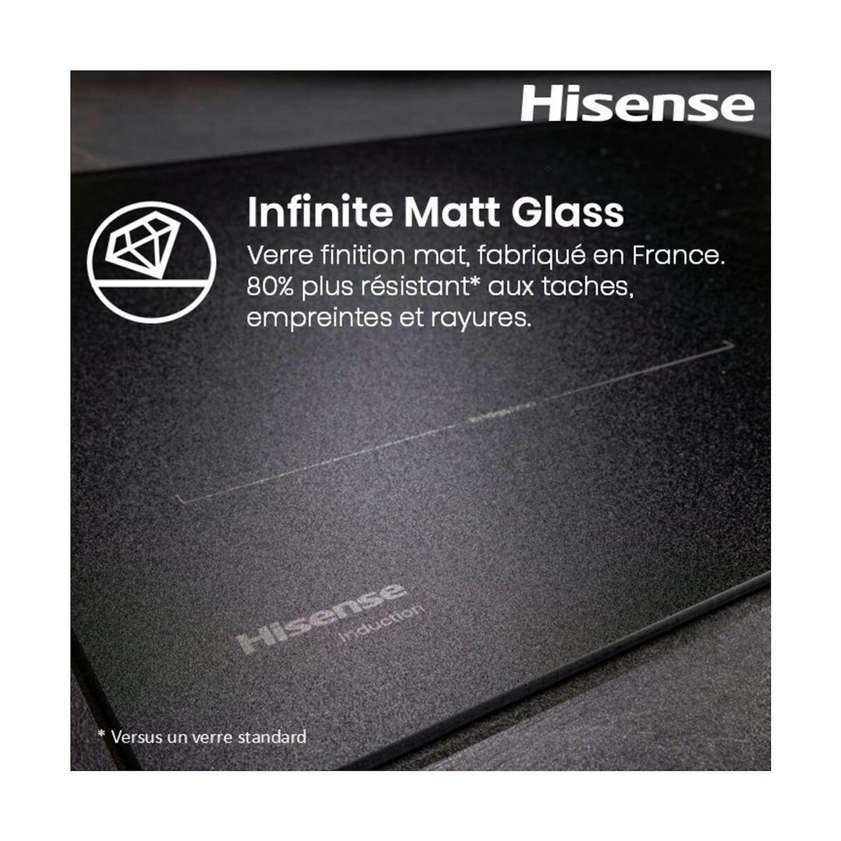 Hisense Plaque induction HI6443SRWF InfiniteMattGlass
