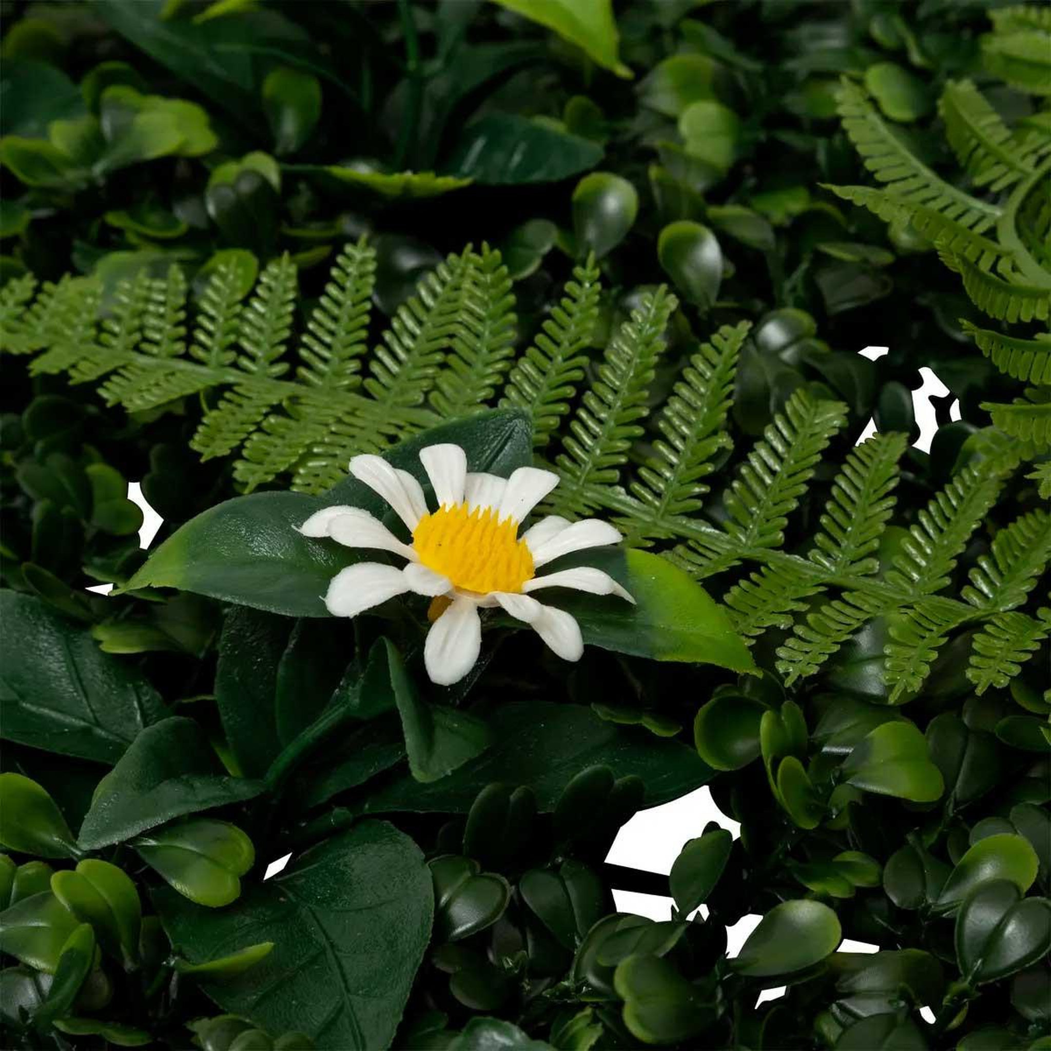 Voir la diapositive 2 : ATMOSPHERA Carré végétal artificiel jungle  izy  50cm vert