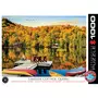 Eurographics Puzzle 1000 pièces : Chalet au bord du lac, Québec