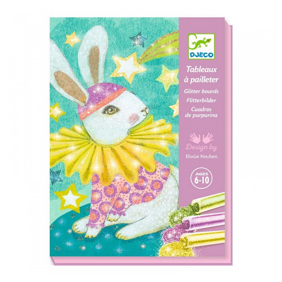 Djeco Tableaux paillettes carnaval des animaux