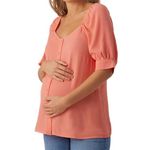 VERO MODA MATERNITY Blouse  Femme Vero Moda Maternity Menny. Coloris disponibles : Rose