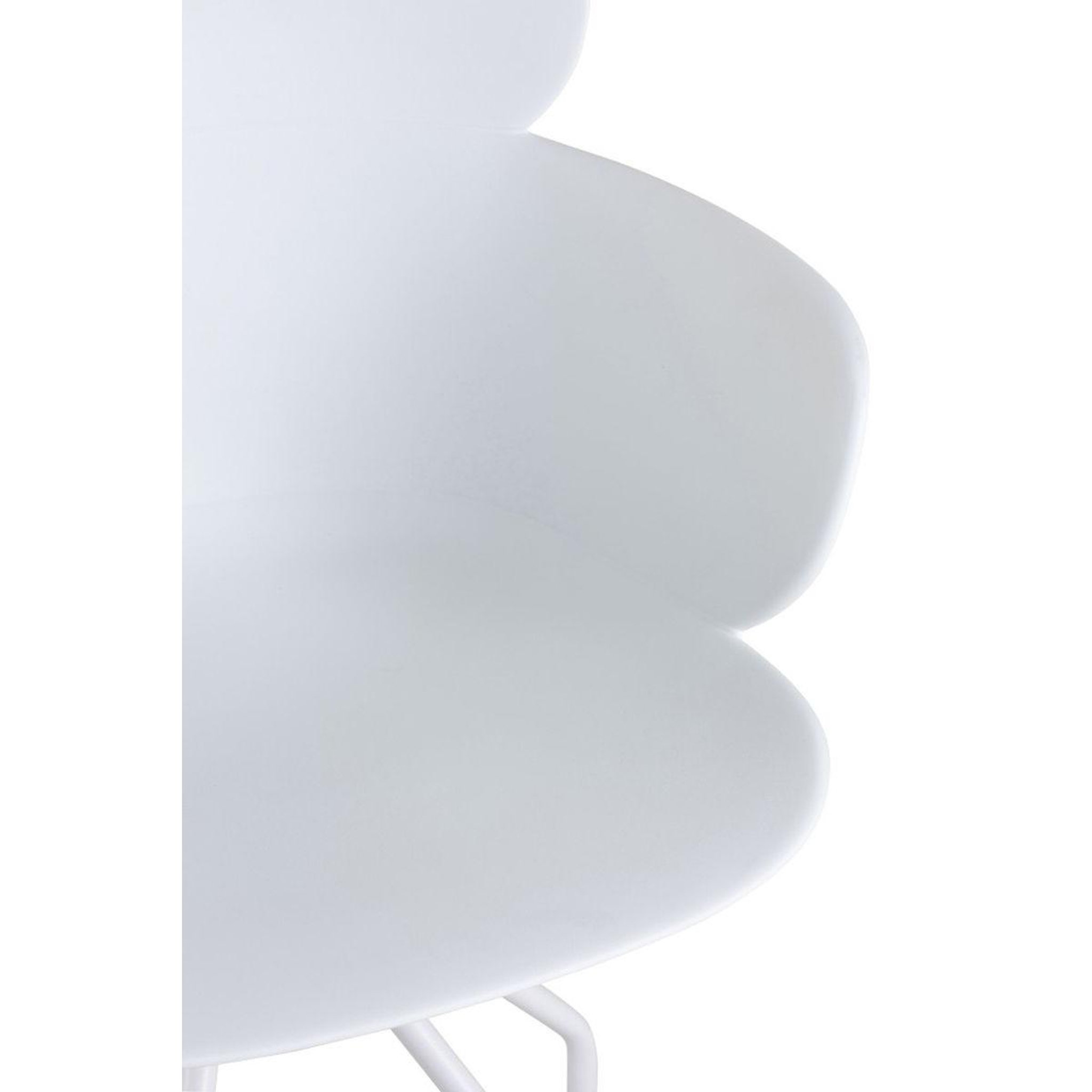 Voir la diapositive 6 : J-LINE Fauteuil de bureau design  eva  81cm blanc